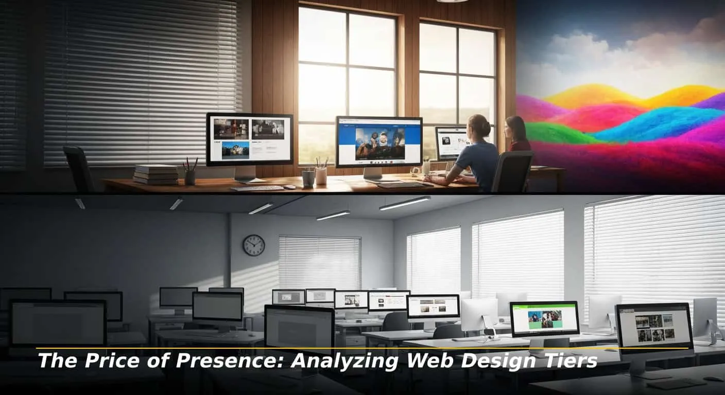The Price of Presence: Analyzing Web Design Tiers