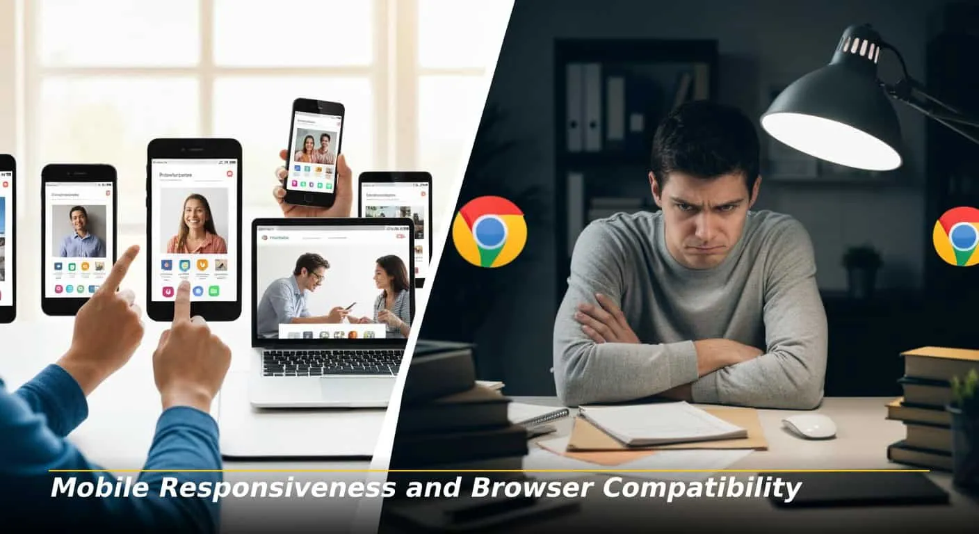 Mobile Responsiveness and Browser Compatibility